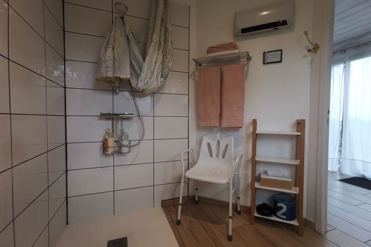 salle d'eau privative, chambre d'hôte Gingko , moulin de La Retardière, Orvault