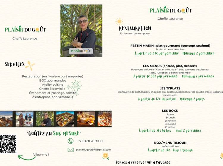 cheffe-laurence-livraison-domicile-sainte-anne-guadeloupe