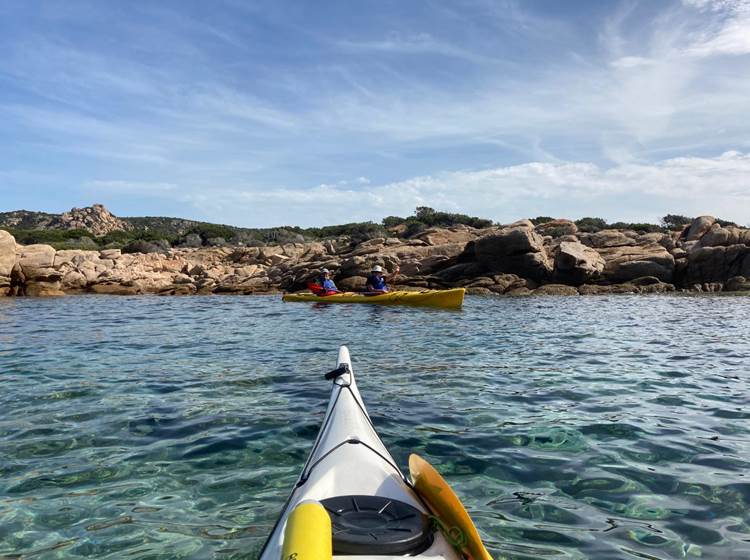 Abbartello kayak Corse cala di tivella