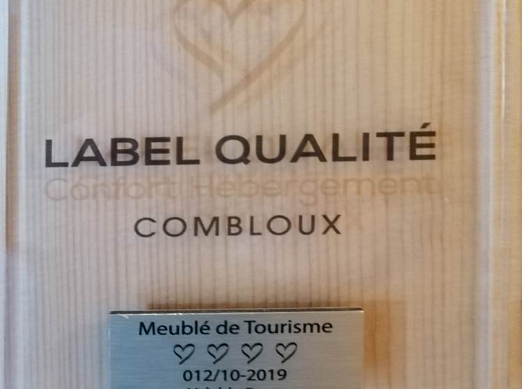 Label “Qualité Confort Hébergement Combloux” - Orée des pistes