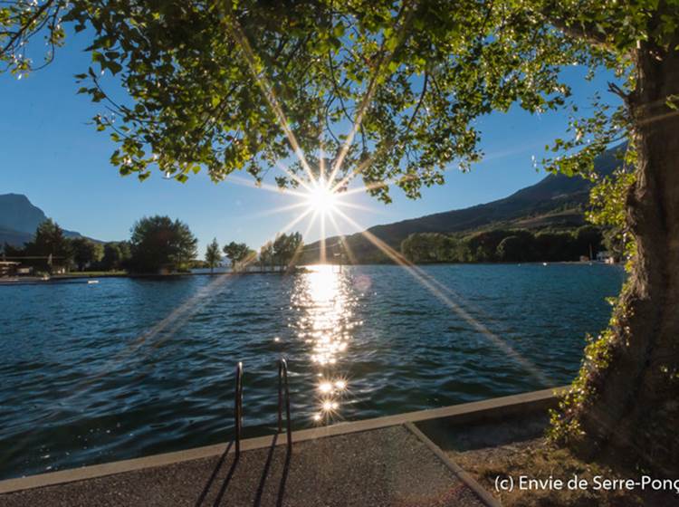 Le plan d'Eau d'Embrun