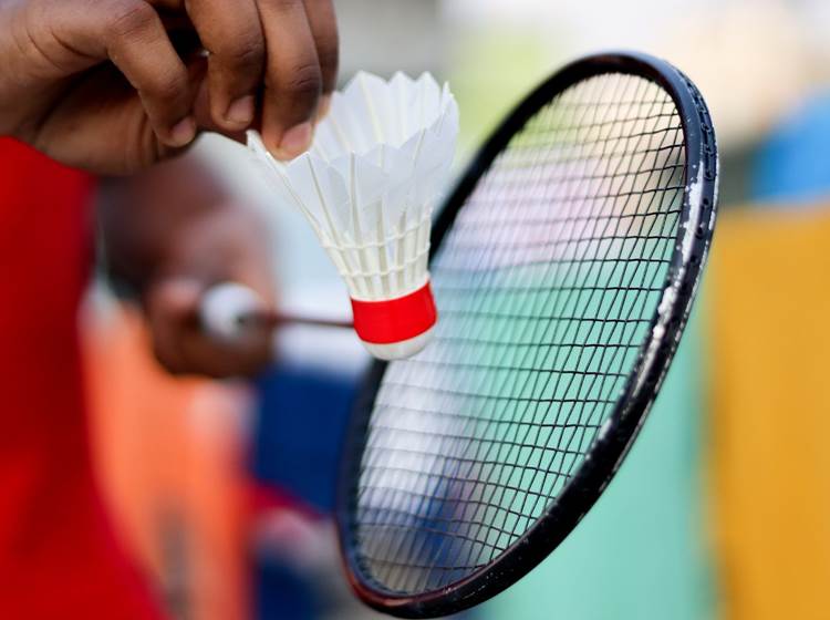 badminton au mas Saint-Ange, Camargue