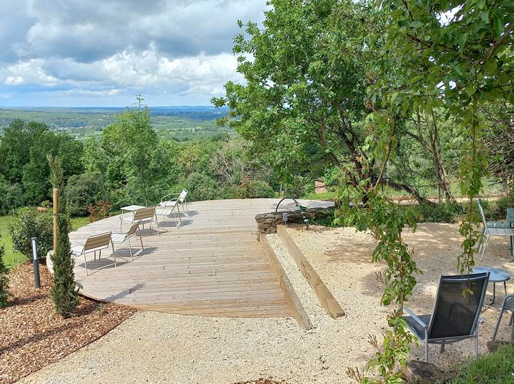 Terrasse belvédère