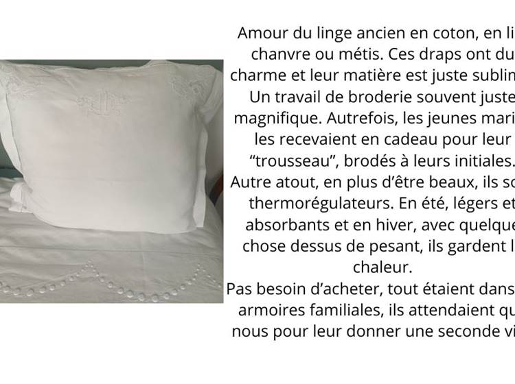 Redonner vie aux vieux draps des armoires familiales-page