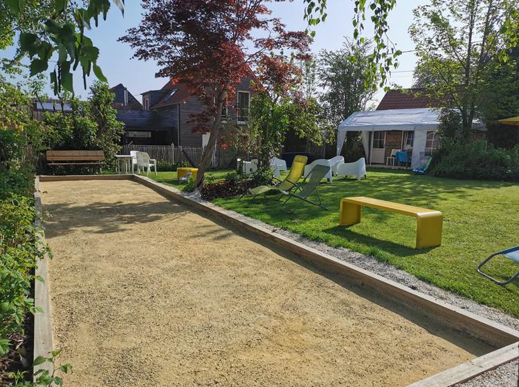 Grand jardin très apprécié par nos visiteurs.