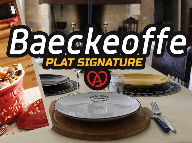 BAECKEOFFE traditionnel à la table alsacienne au Château de Saint-Chamarand dans le Lot