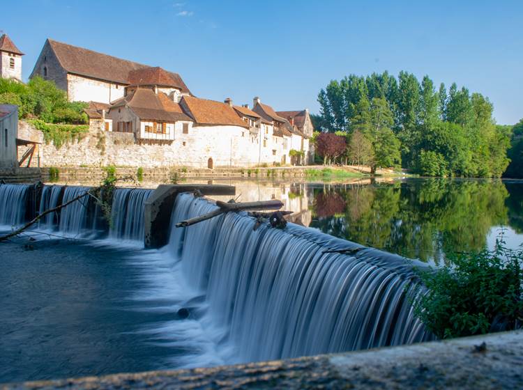 Chaussée du Moulin de Marcilhac-sur- Célé Lot Tourisme- C
