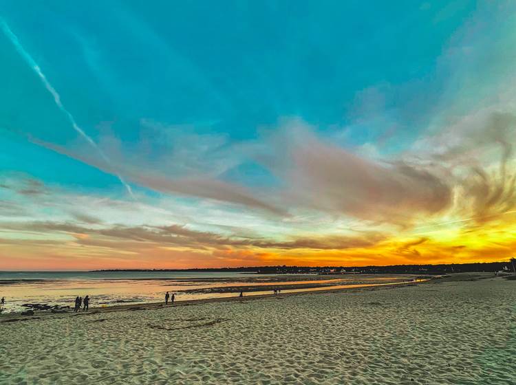 Lever de soleil sur la plage de Kerleven La Forêt-Fouesnant