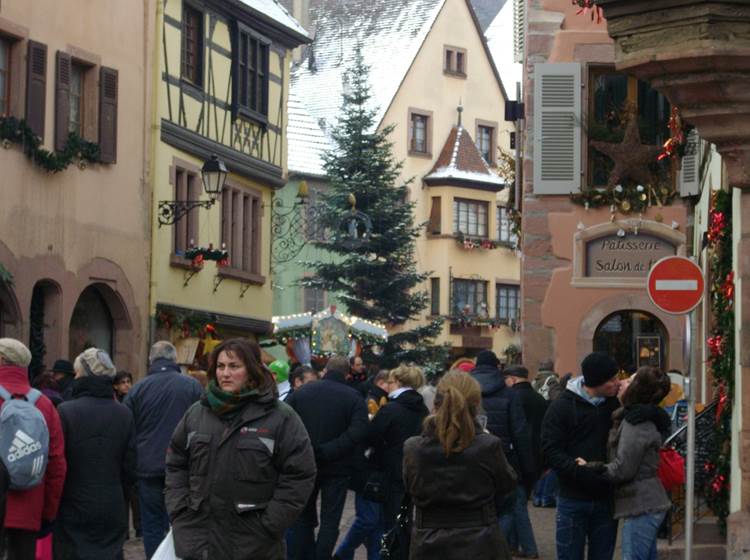 Kaysersberg pendant les marchés de Noël