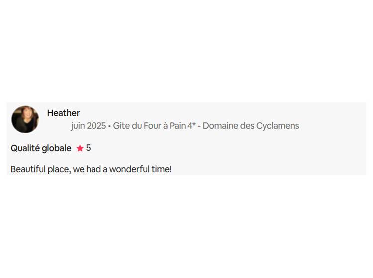 Avis Le Four a Pain Domaine des Cyclamens