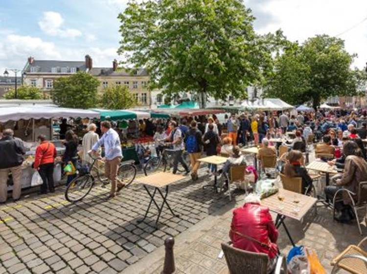 Place du concert - Marché du Dimanche matin à Lille