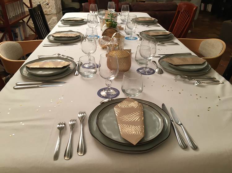 Notre table d'hôtes festive : soirée de Noël