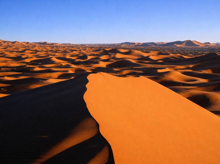 Les dunes de l'erg Chebbi