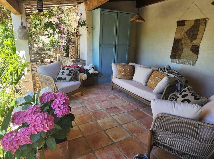 Terrasse du jardin