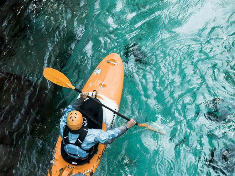 Descente de la Lesse en Kayak