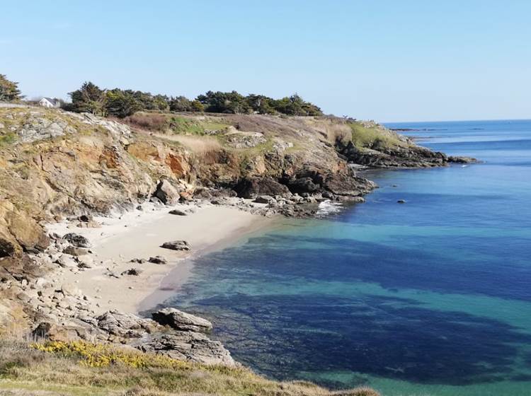 Plage à St Gildas de Rhuys - Le Grand Mont