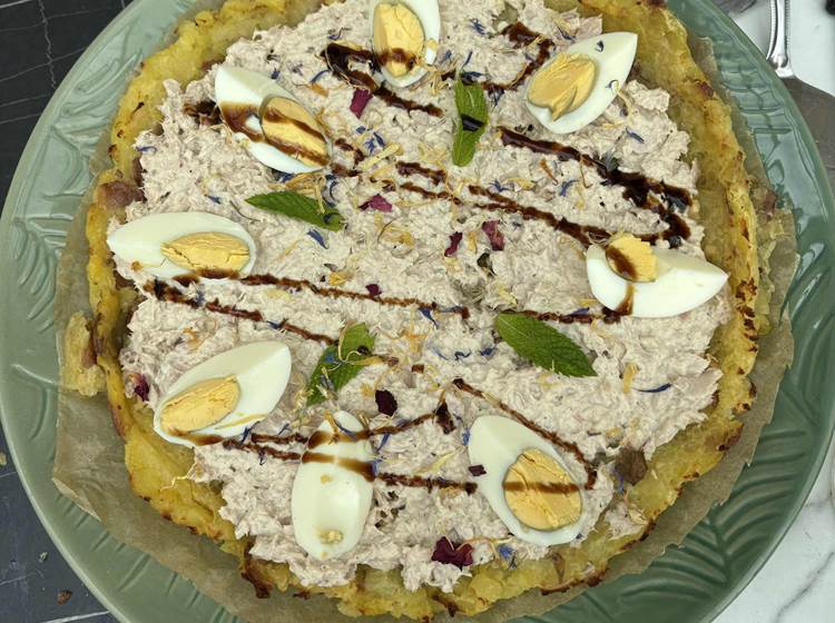 tarte pomme de terre/thon