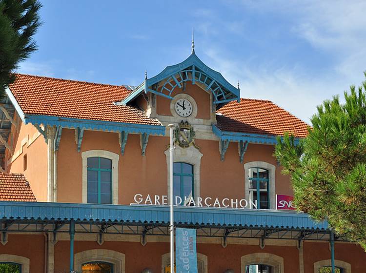 La gare d'Arcachon