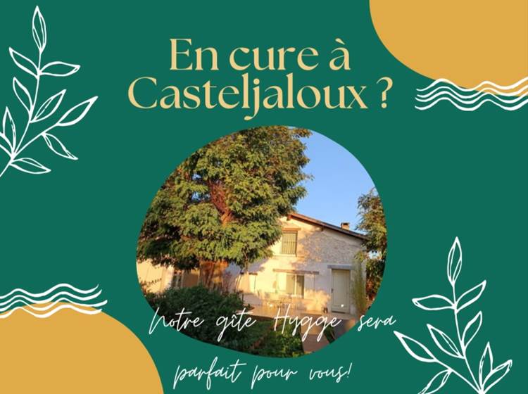 Gîtes, chambre d'hôtes et table d'hôtes gastronomique à Casteljaloux Lot et Garonne, piscine, jacuzzi et spa cure thermale