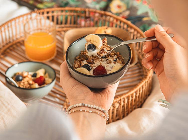 Fromage blanc et Muesli maison