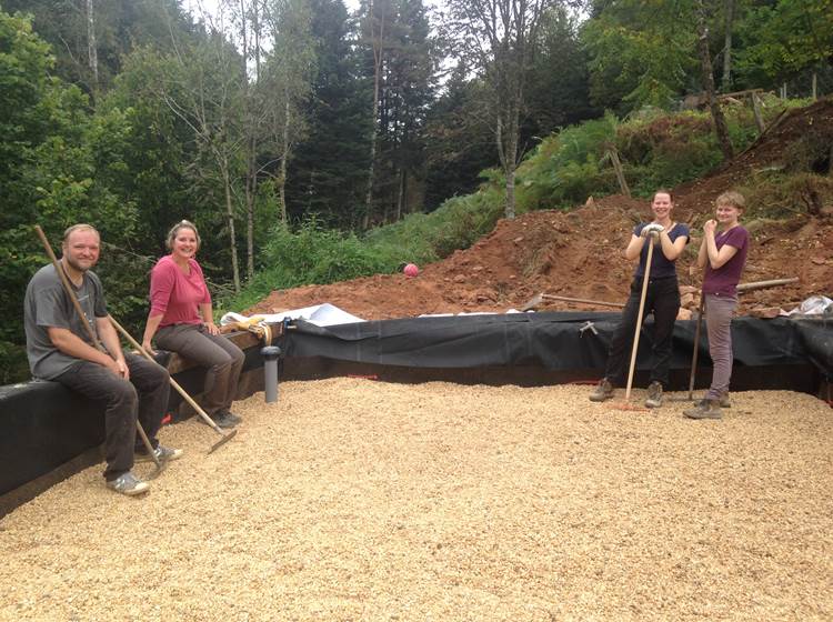chantier participatif - assainissement naturel pour la maison forestière et ses chambres d'hôtes, le gîte, le camping - A l'orée de soi - Saint-Sauveur - Meurthe-et-Moselle - Lorraine