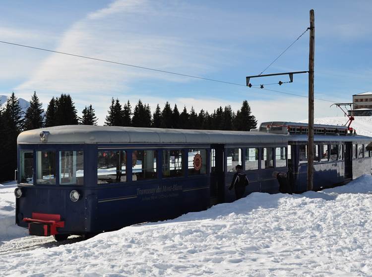 Train de Mont Blanc à Saint Gervais