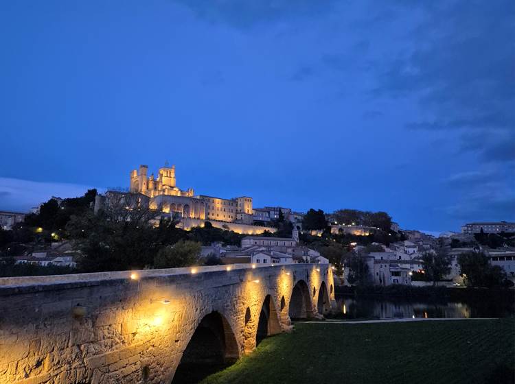 Pont Vieux et Cathédrale St Nazaire Béziers