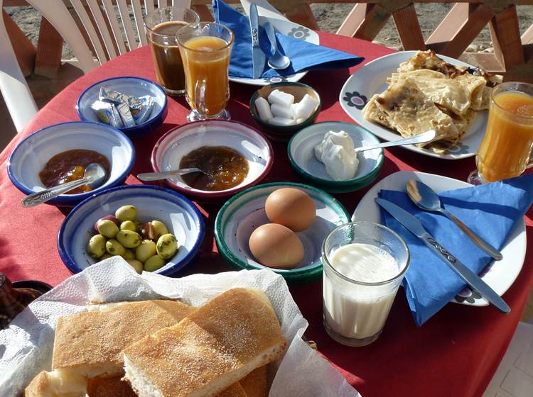 La table du petit-déjeuner