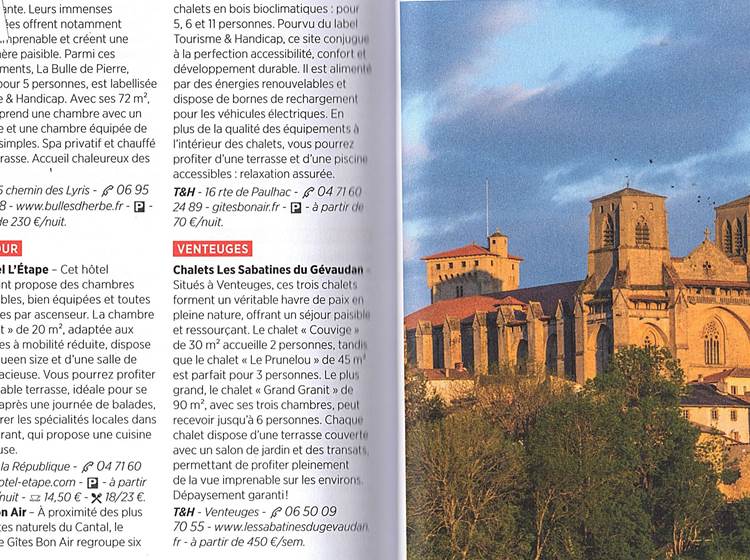 Gîtes Bon Air conseillés dans les hébergements de Saint Flour