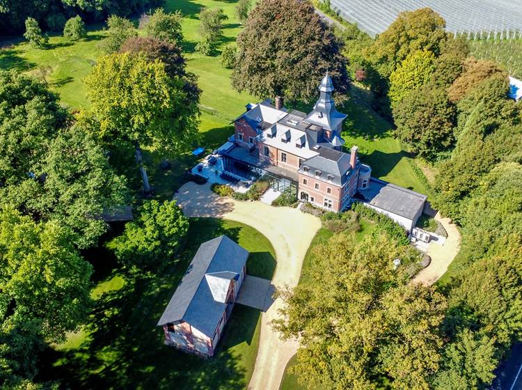 The castle (aerial view)