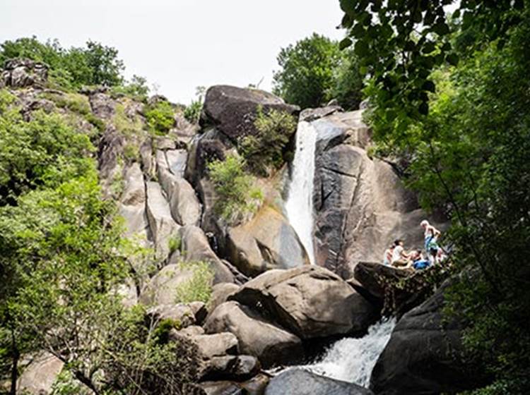 Cascade du saut de la truite Sidobre