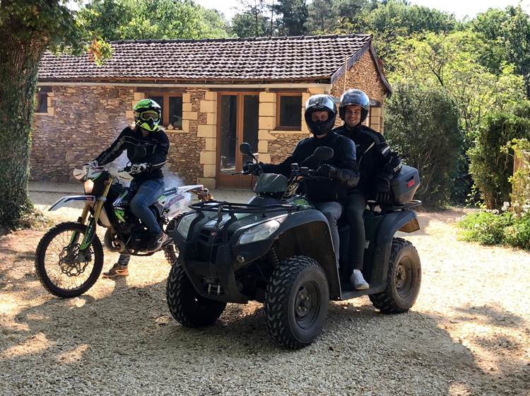 Randonné en quad, Dordogne