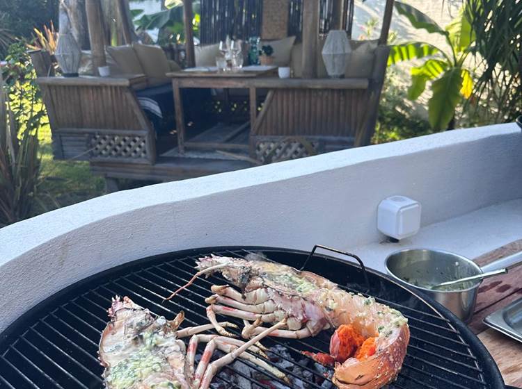 Langouste au BBQ