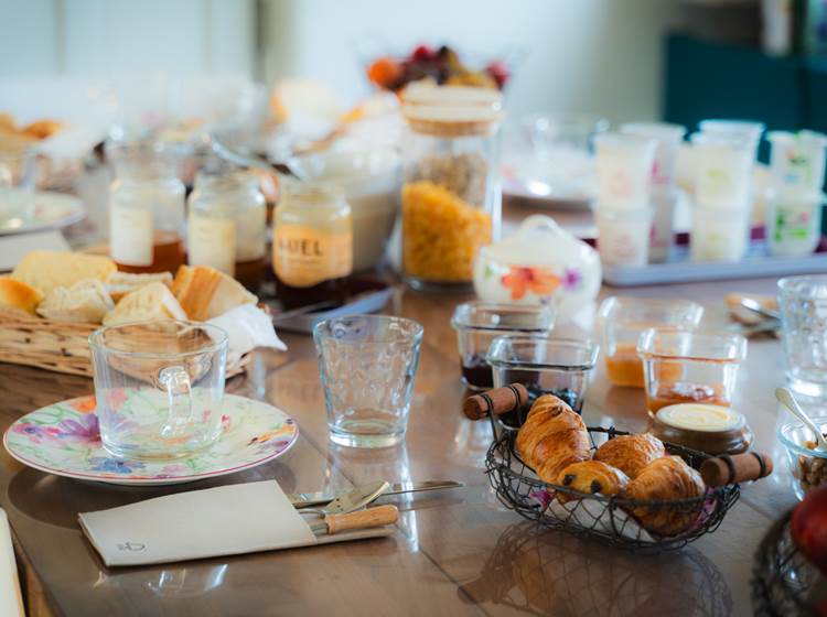 Le petit déjeuner au quartier d'hiver