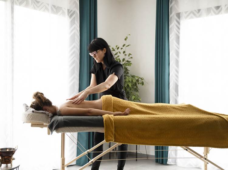 Le massage bien-être avec Aurore