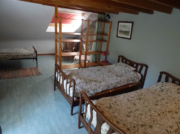 chambre 3 lits du gîte 2