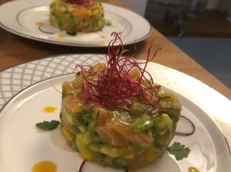 L'AUBERGE DU RANC: Tartare de Saumon