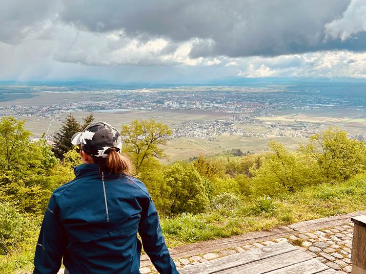 Vue du Château du Holangsbourg