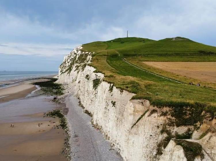 Le Cap Blanc-Nez et ses falaises de craie blanches