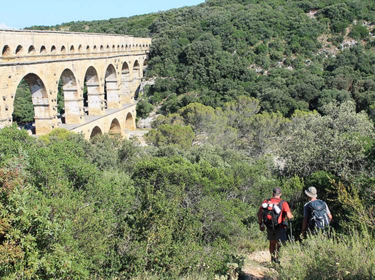 Pont du Gard rando photo Office de Tourisme Destination Pays Uzes Pont du Gard