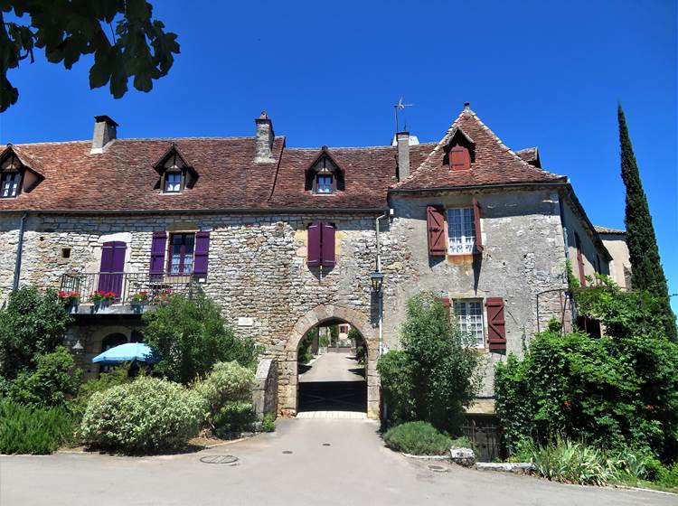 Loubressac un des plus beaux village de France dans le Lot