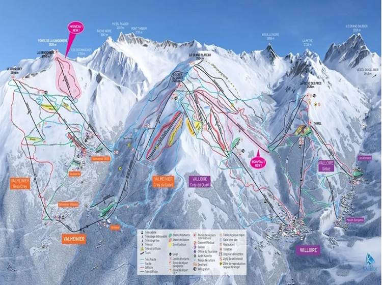 Le domaine skiable Galibier Thabor