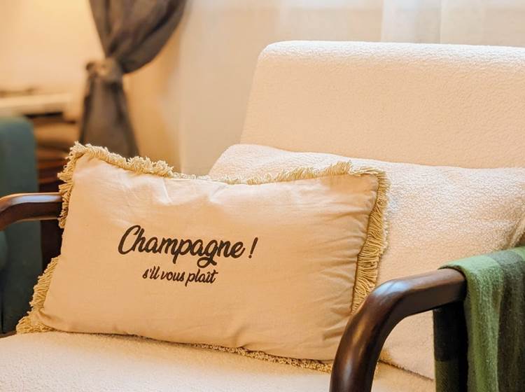 Champagne s'il vous plait au Cémarose Gîte & Spa