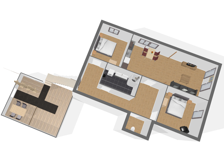plan en 3D / 3D plan
