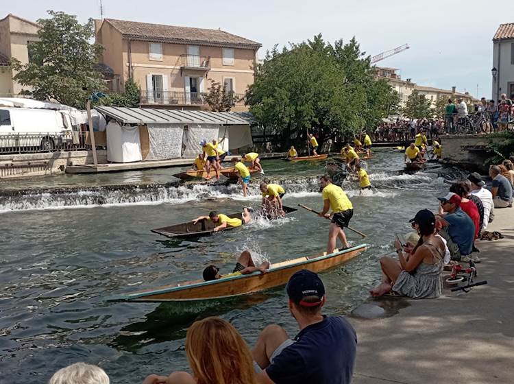 Course de nego à l'Isle sur la sorgue