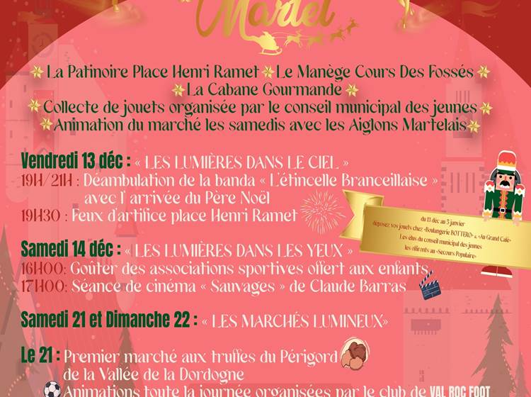 Programmation; Un Noël à Martel