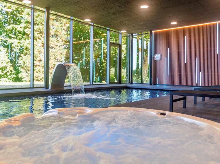 Jacuzzi and swimming pool