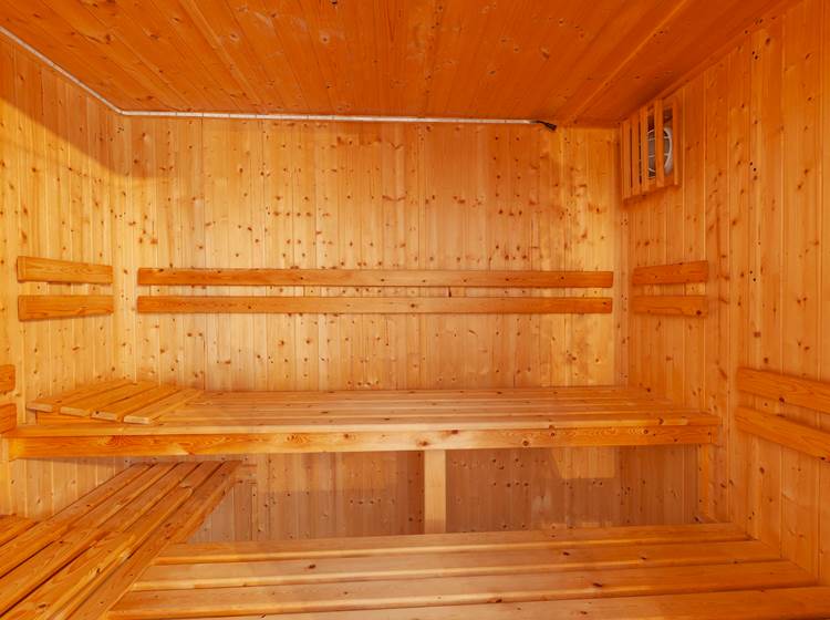 Espace détente : le sauna