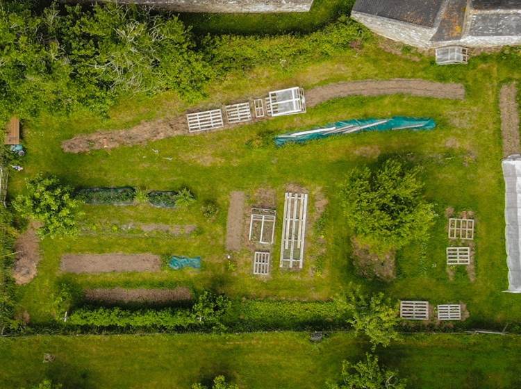 Le potager du quartier d"hiver