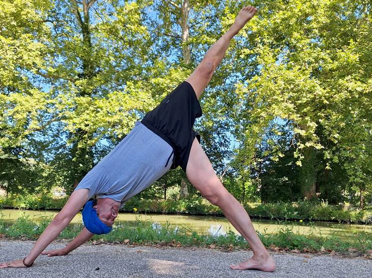 le yoga à la campage